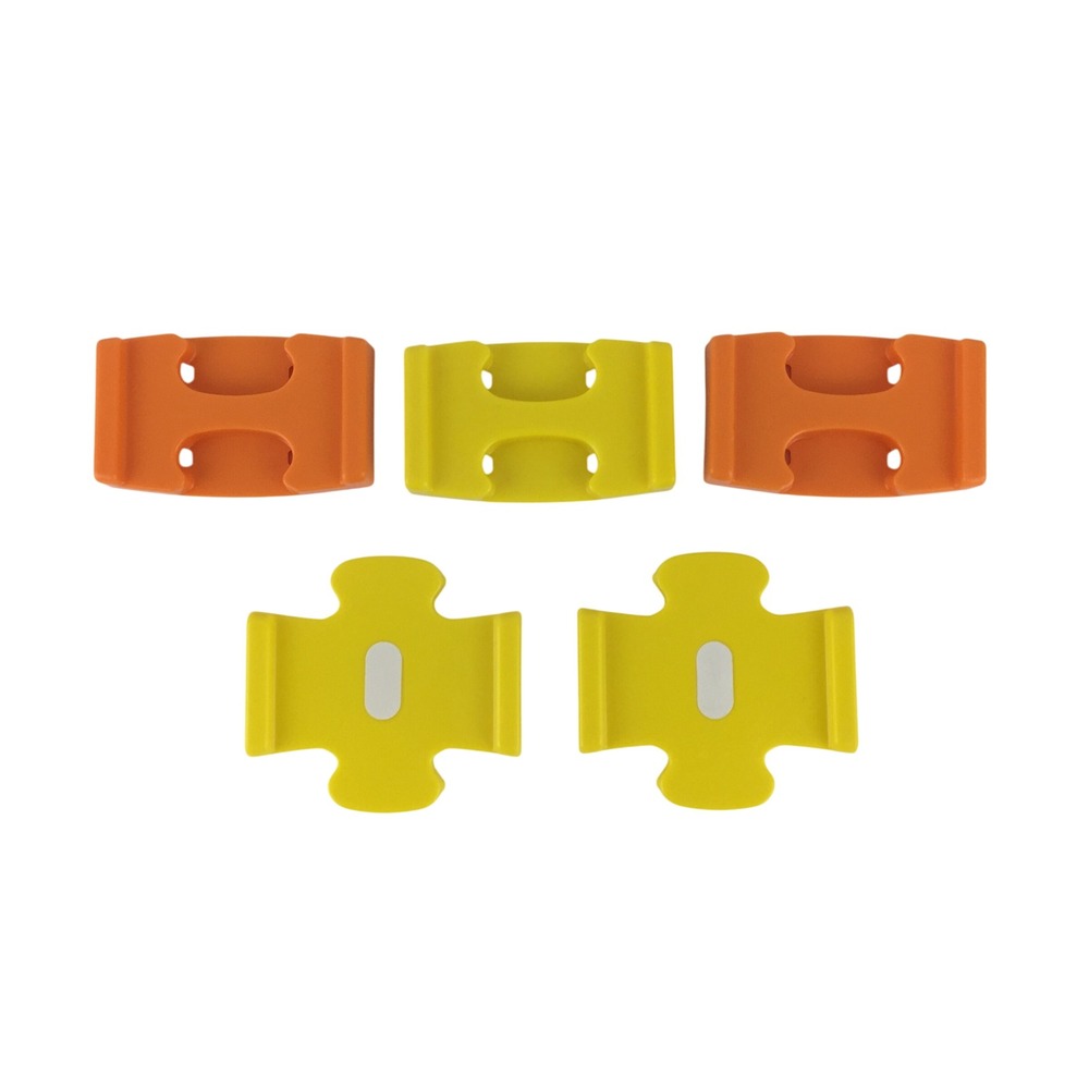 VTech Go Go Smart Wheels 5pc Track Connectors Yellow Orange 1/4 ST M&F